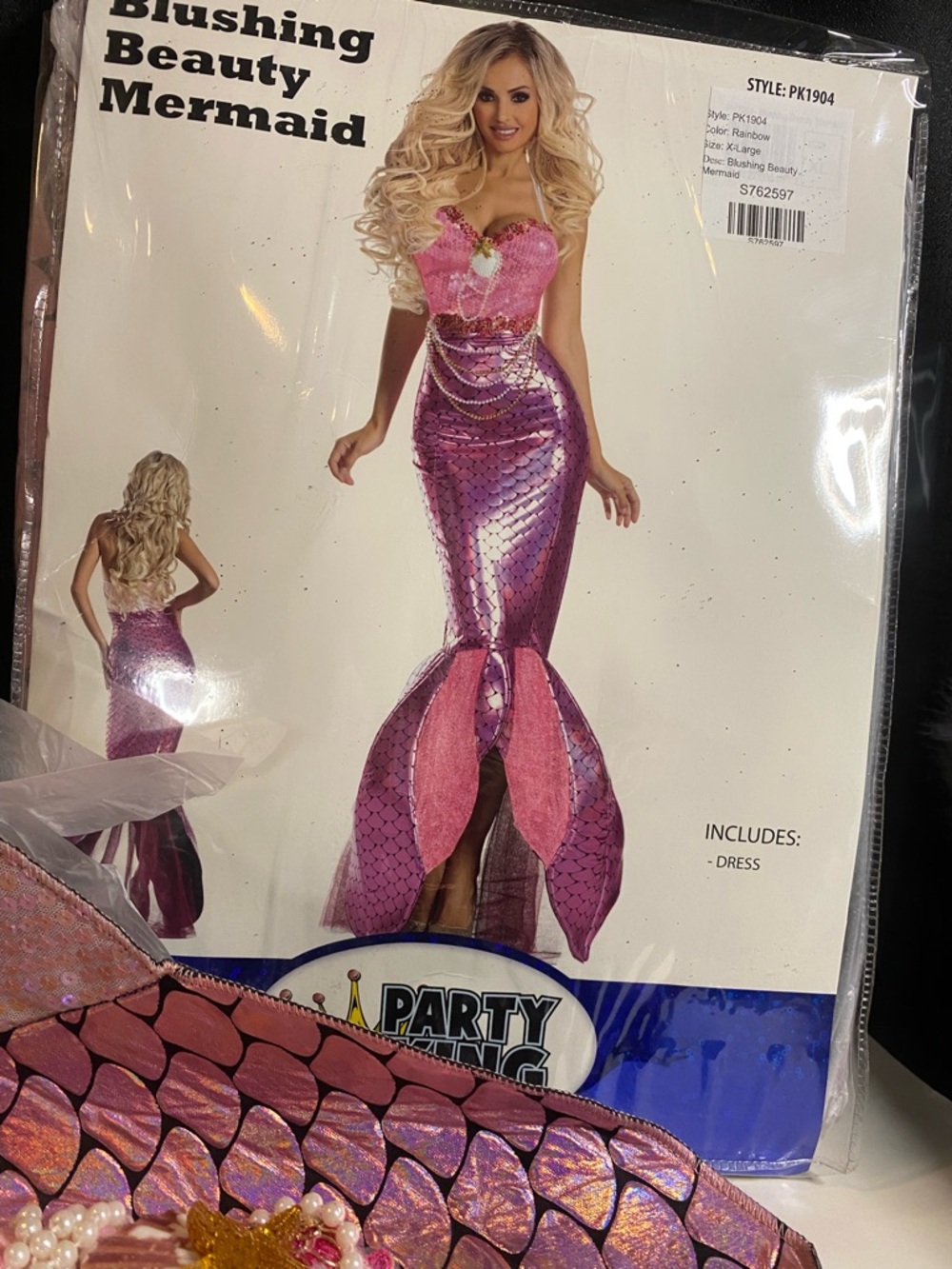 Blushing Beauty Mermaid Costume - Pink